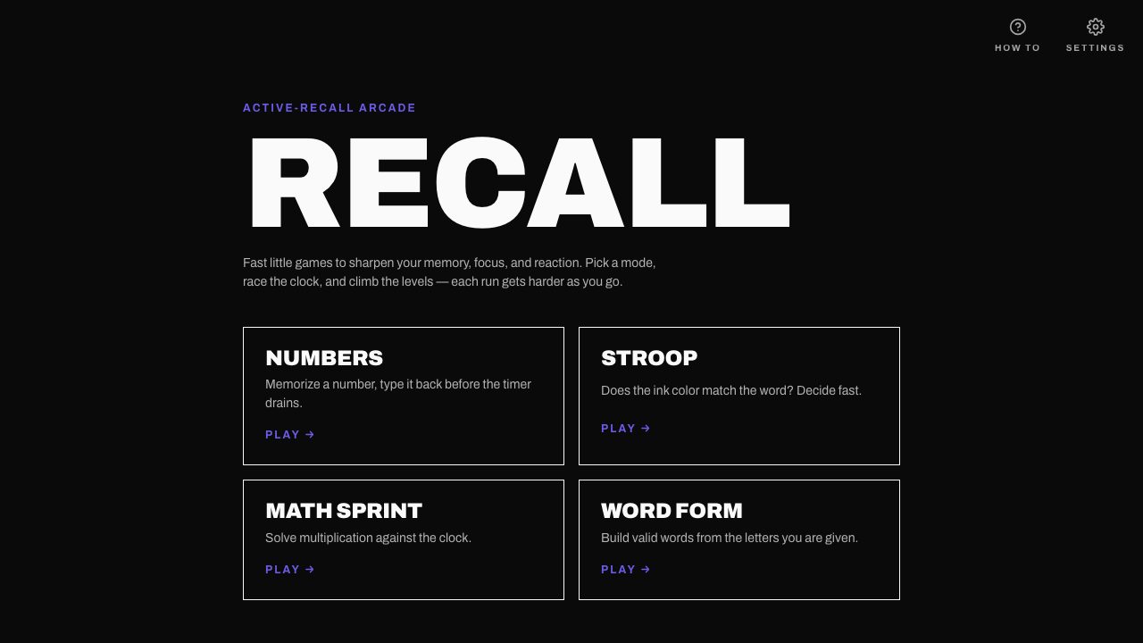 Recall